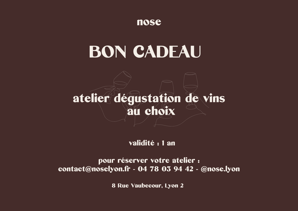 Bon cadeau pour un atelier dégustation