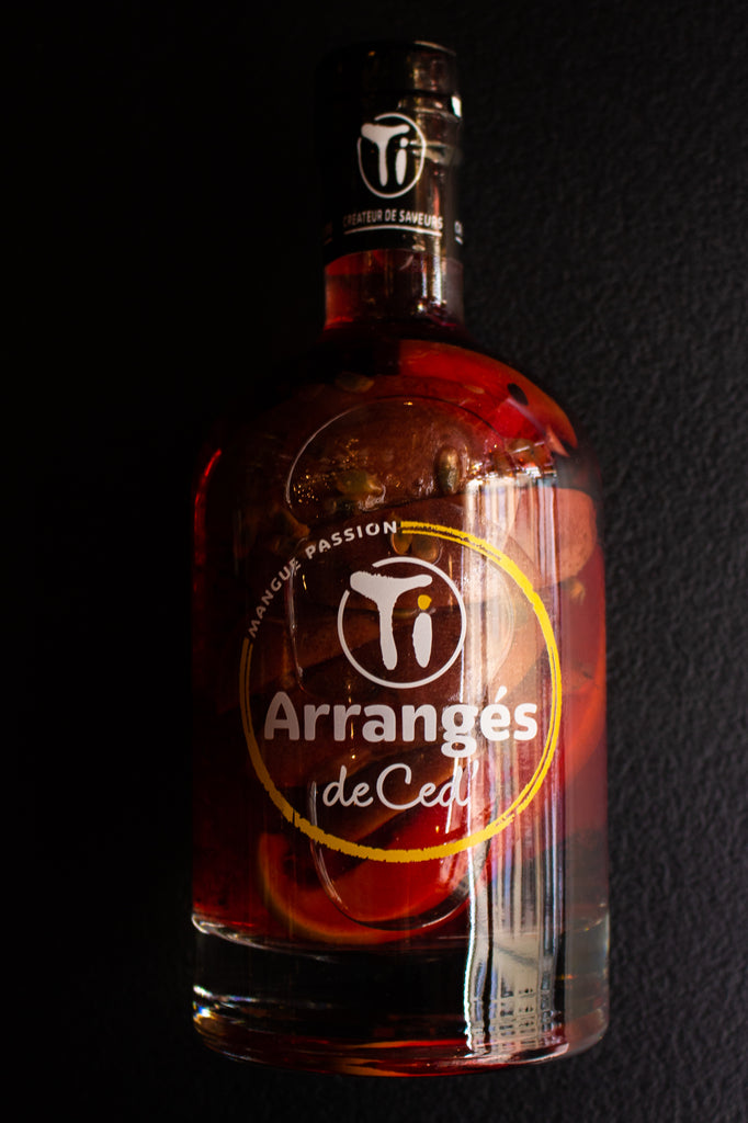 Rhum arrangé Mangue・Passion - Ti Arrangés de Ced'
